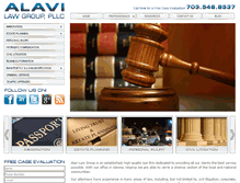 Tablet Screenshot of alavilegal.com